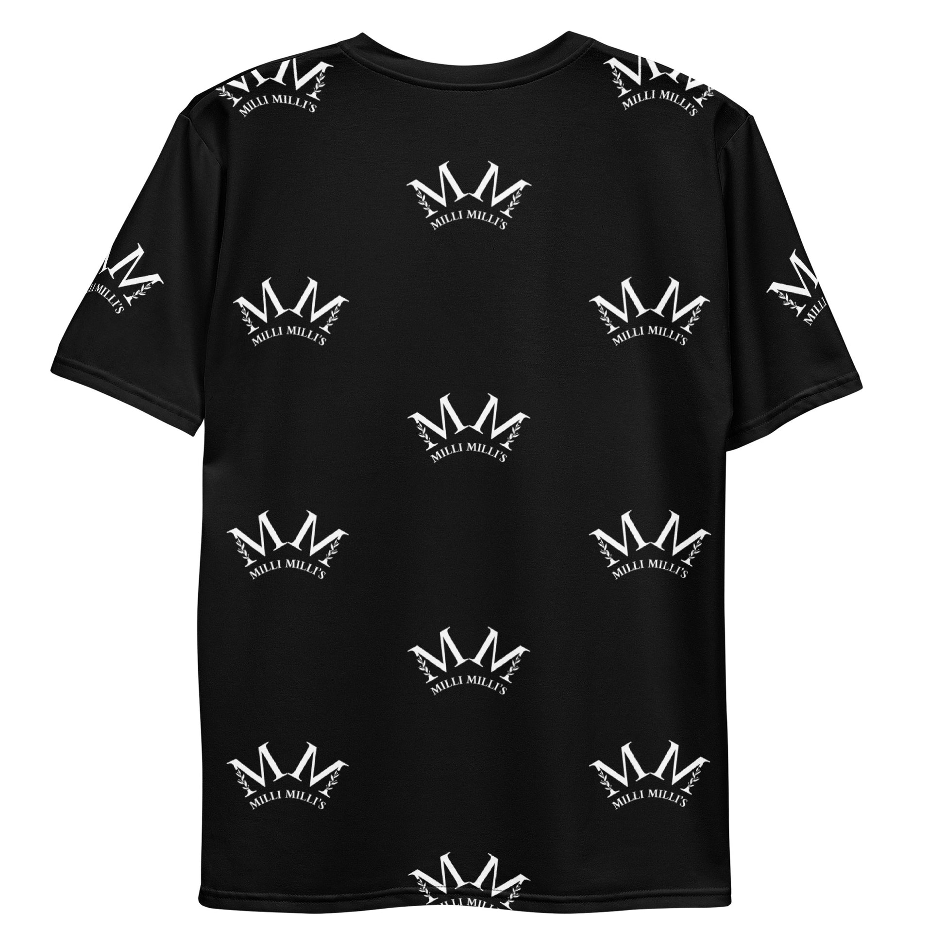 ein schwarzes T-Shirt mit einer Krone darauf