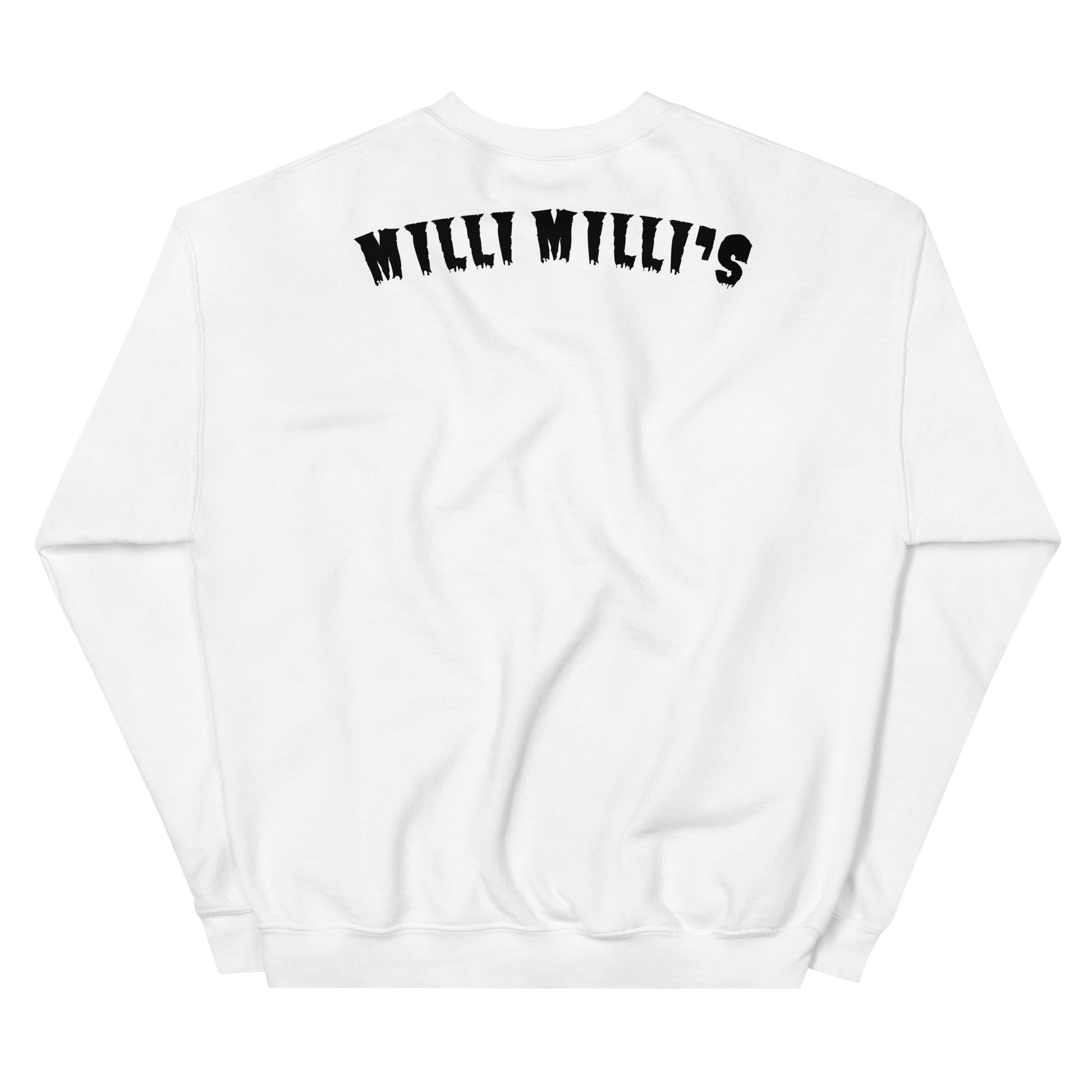 ein weißer Sweatshirt mit den Worten 'willie's' darauf gedruckt