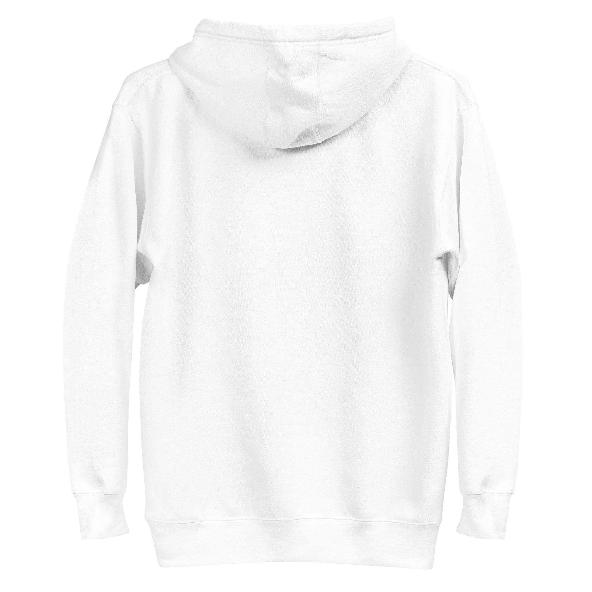 ein weißer Pullover mit Kapuze